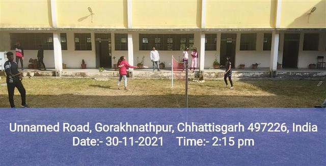 Game Practice in Govt.College Bishrampur