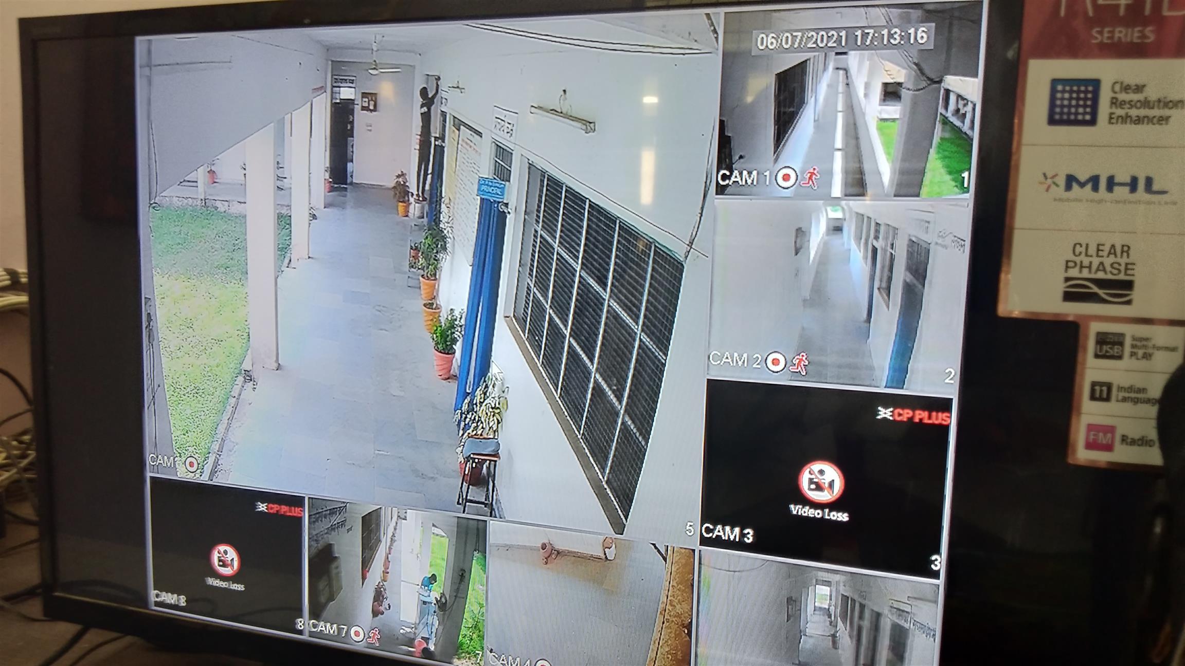 cctv footage for electronic servilance